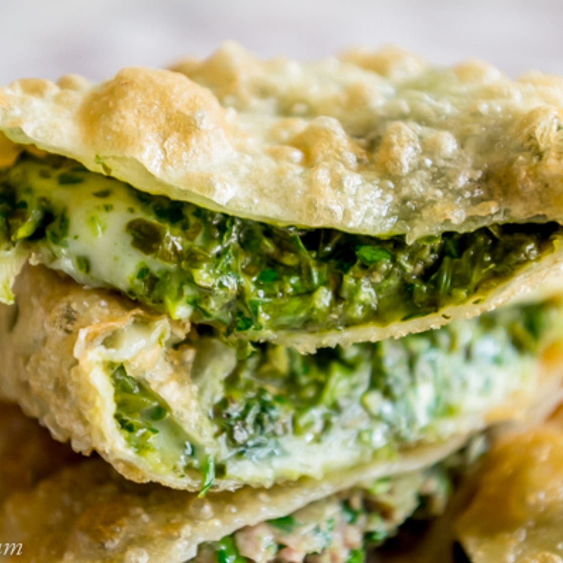 Chebureki | Deep-Fried Pies with Greens and Cheese