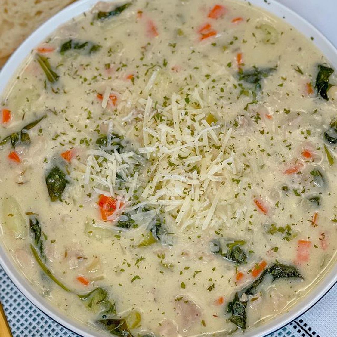 Chicken gnocchi soup