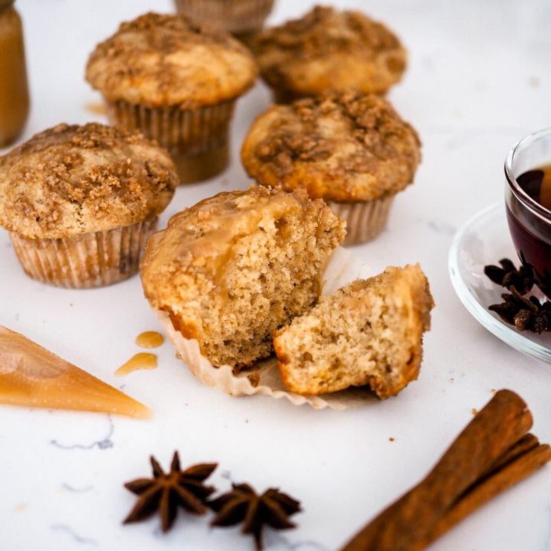 Caramel Chai Muffins