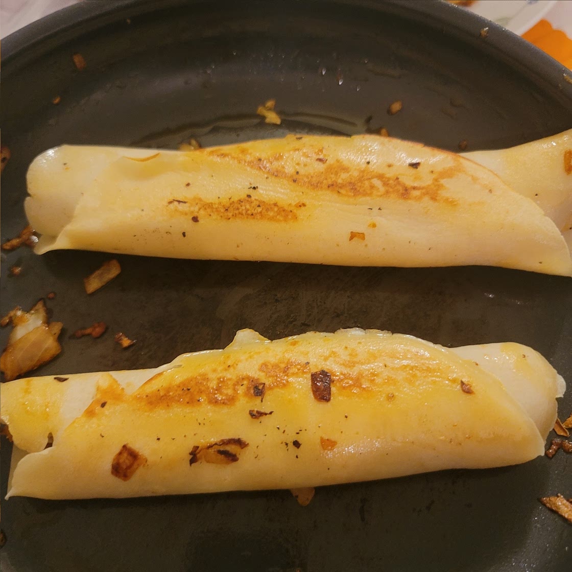 Stuffed Cabbage and Mushroom Crepes