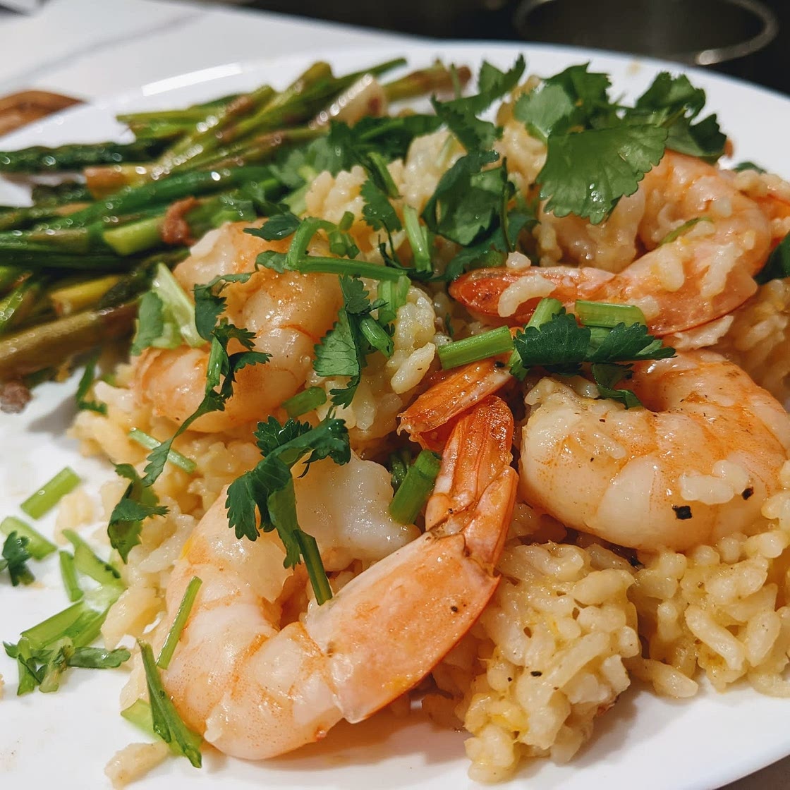 Instant Pot Lemony Shrimp Risotto