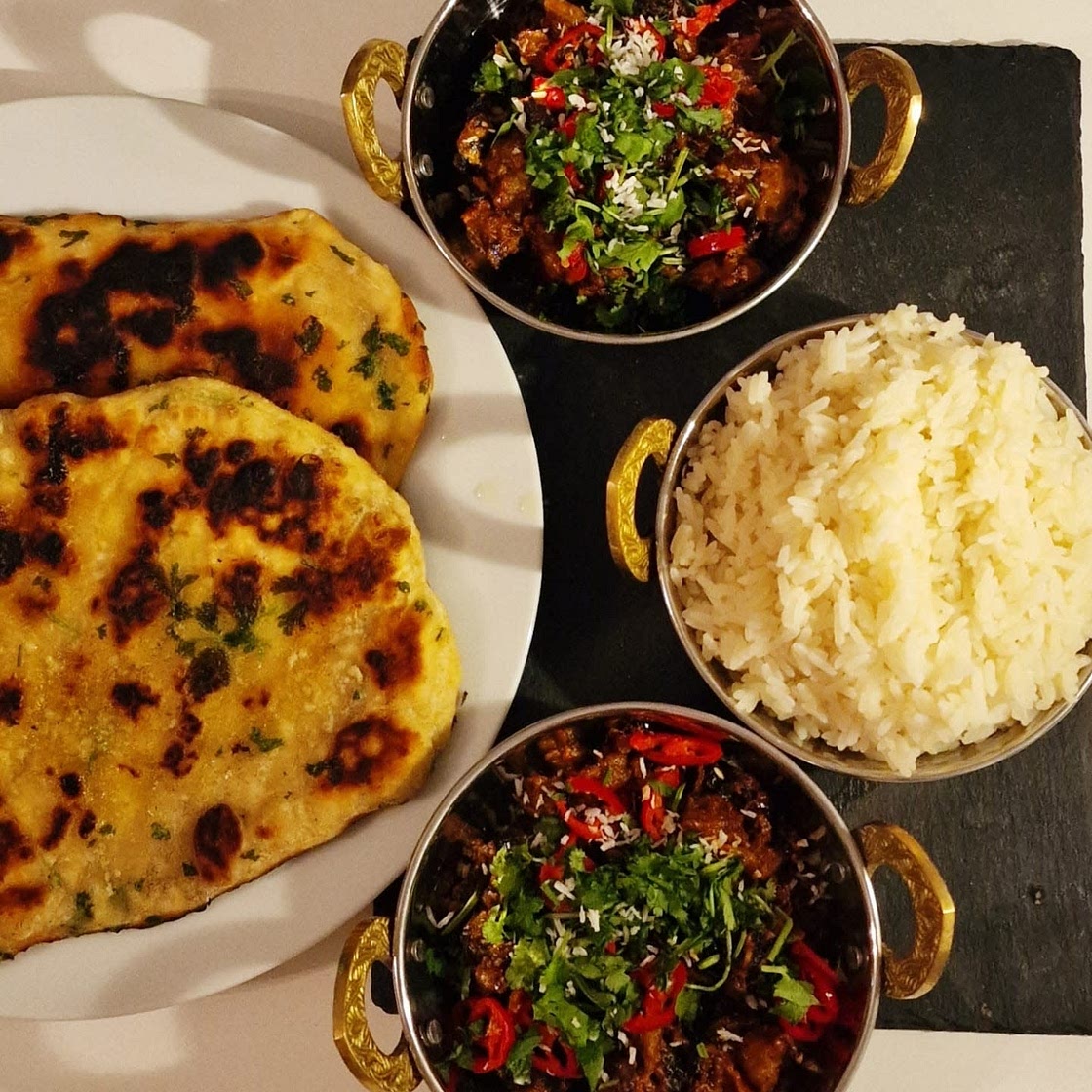 Vegan naan bread