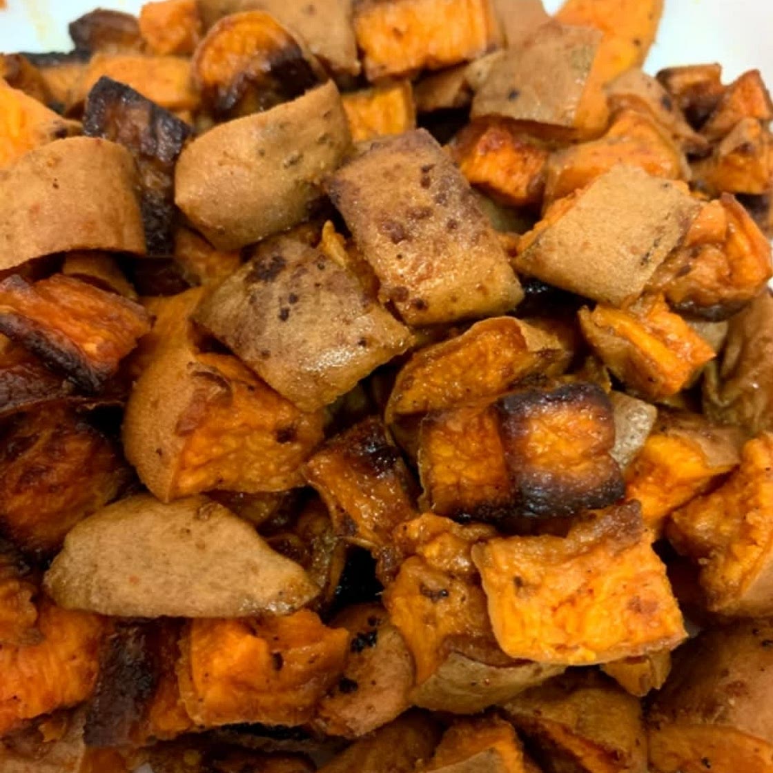 Roasted sweet potato