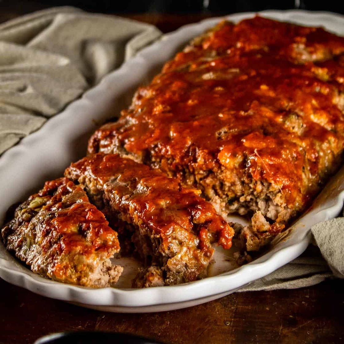 Italian Style Meatloaf with Marinara