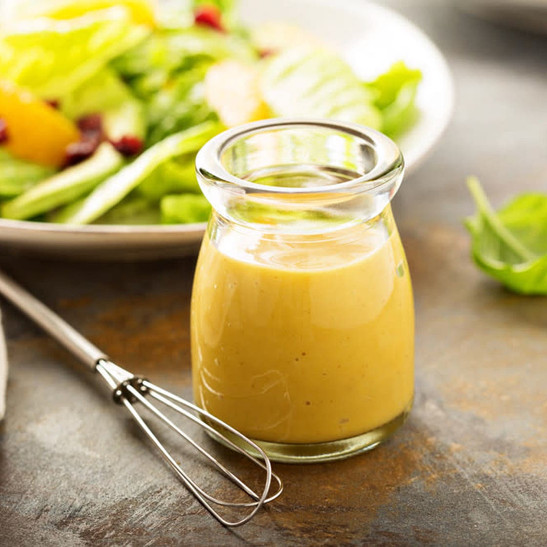 Fruchtige Salatsauce