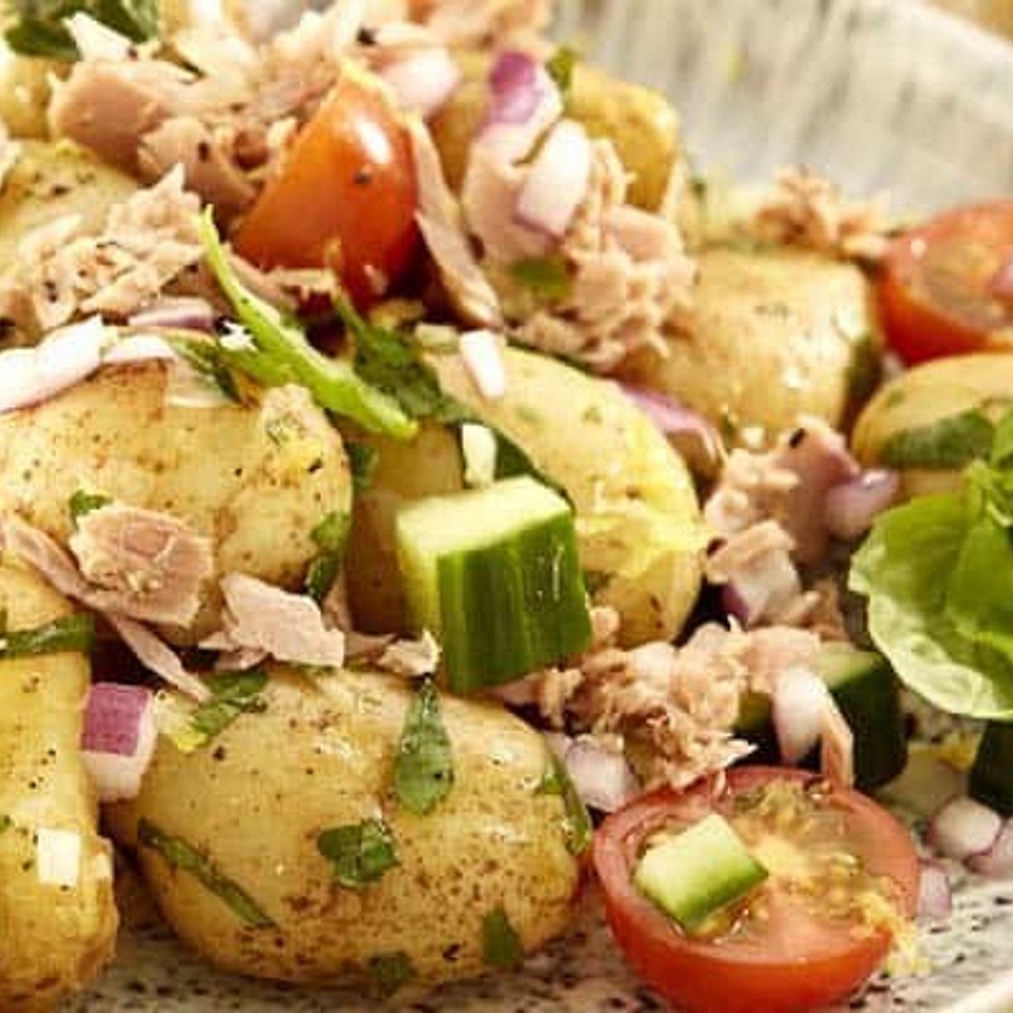 Tuna and potato salad
