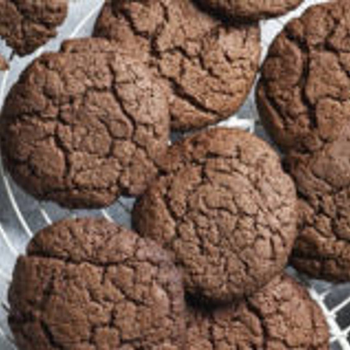 3-ingredient choc-nut cookies