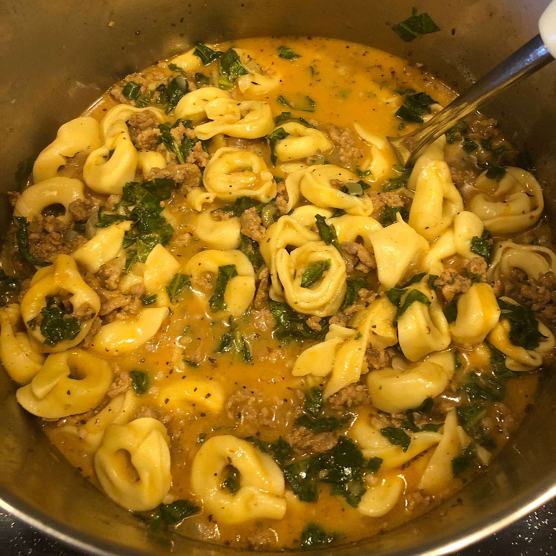 Creamy Tortellini Soup