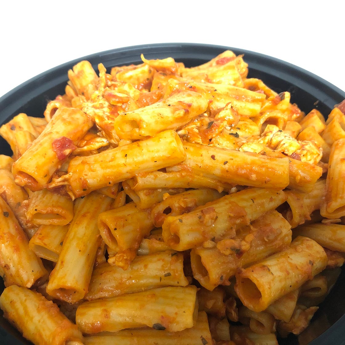 Spicy chicken rigatoni