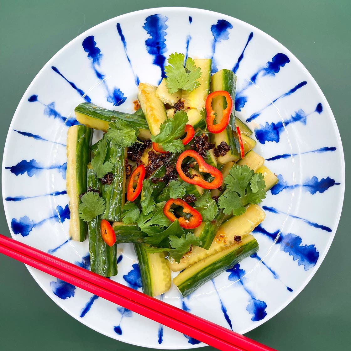 Spicy Pickled Cucumber