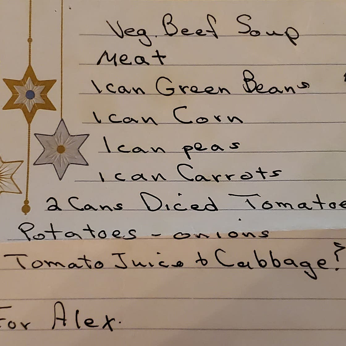 Ardythe's Vegetable Beef Soup