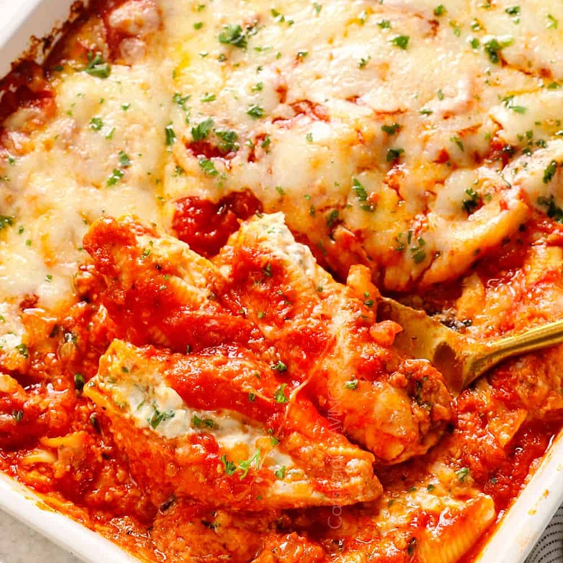 Stuffed Shells with Meat
