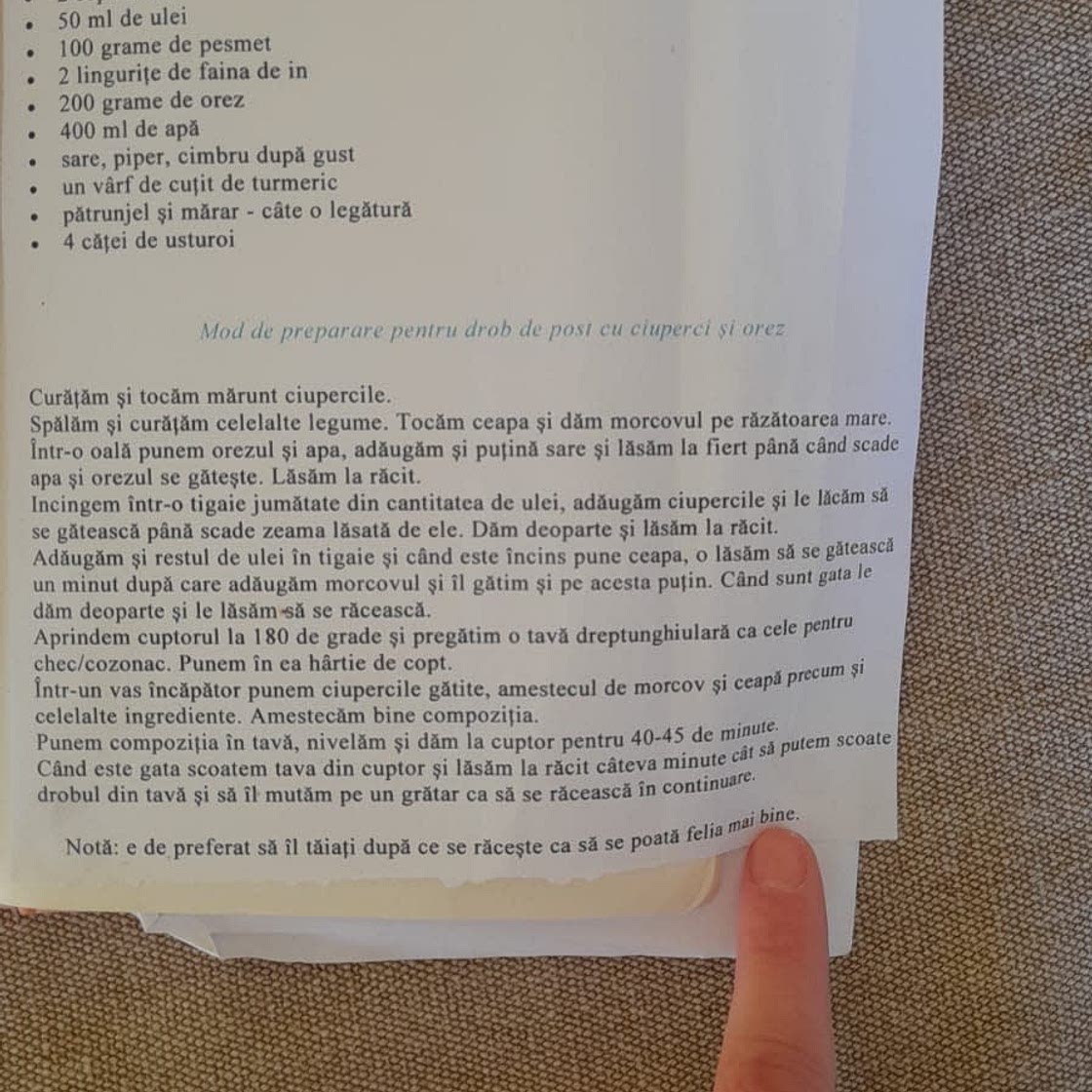 Drob de ciuperci 