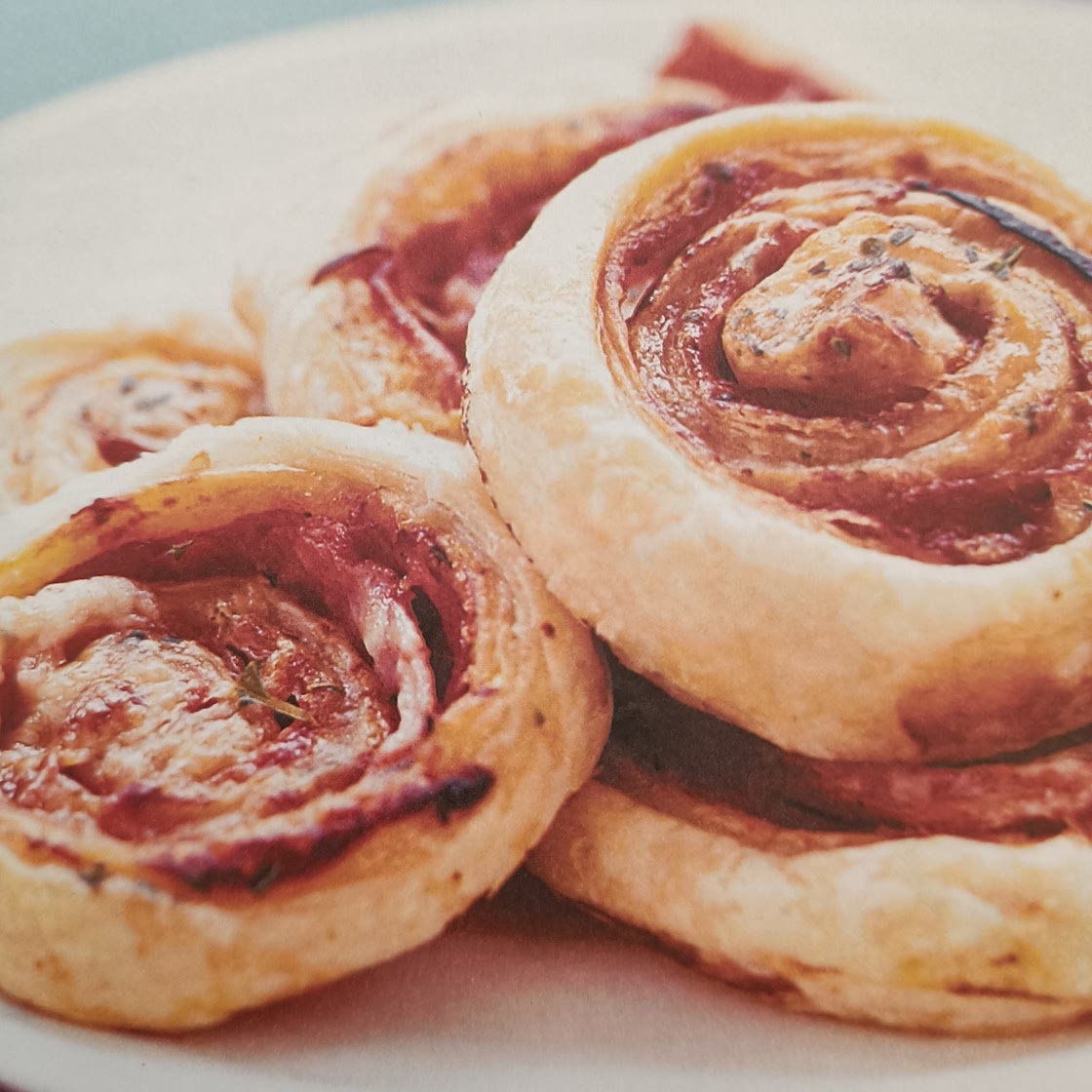 Petites pizzas enroulées