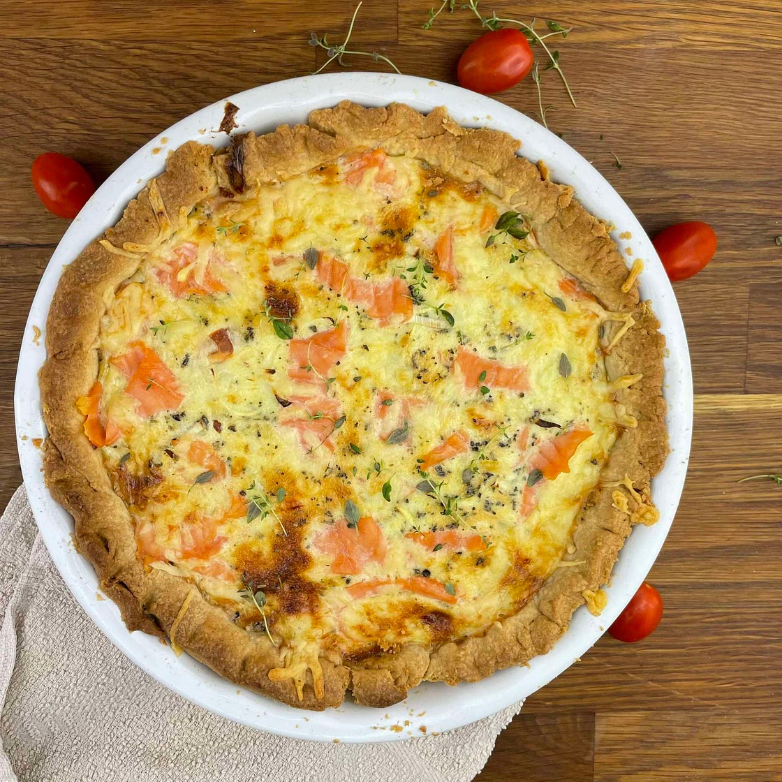 Smoked Salmon Quiche