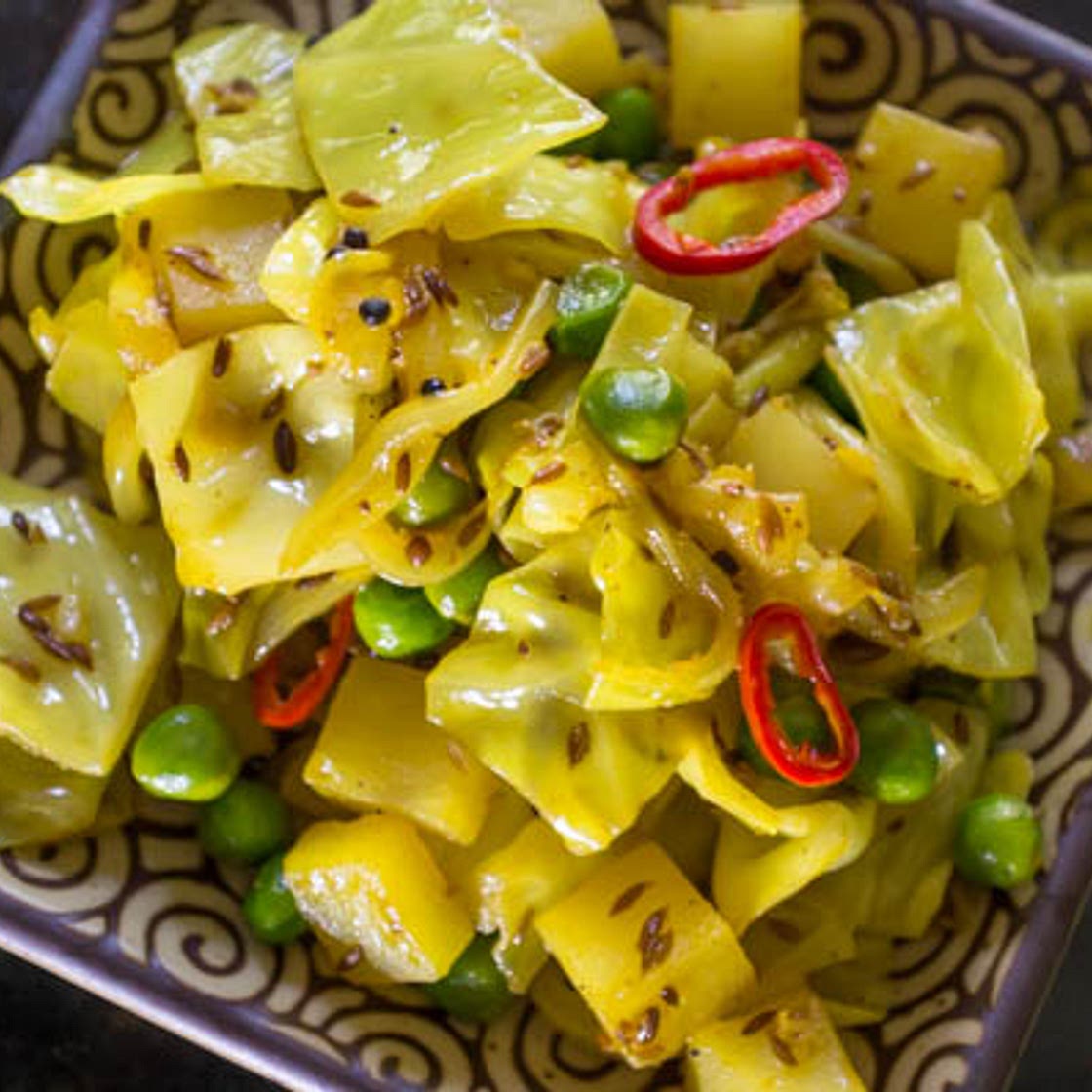 Band Gobi | Cabbage, Potato, and Green Peas