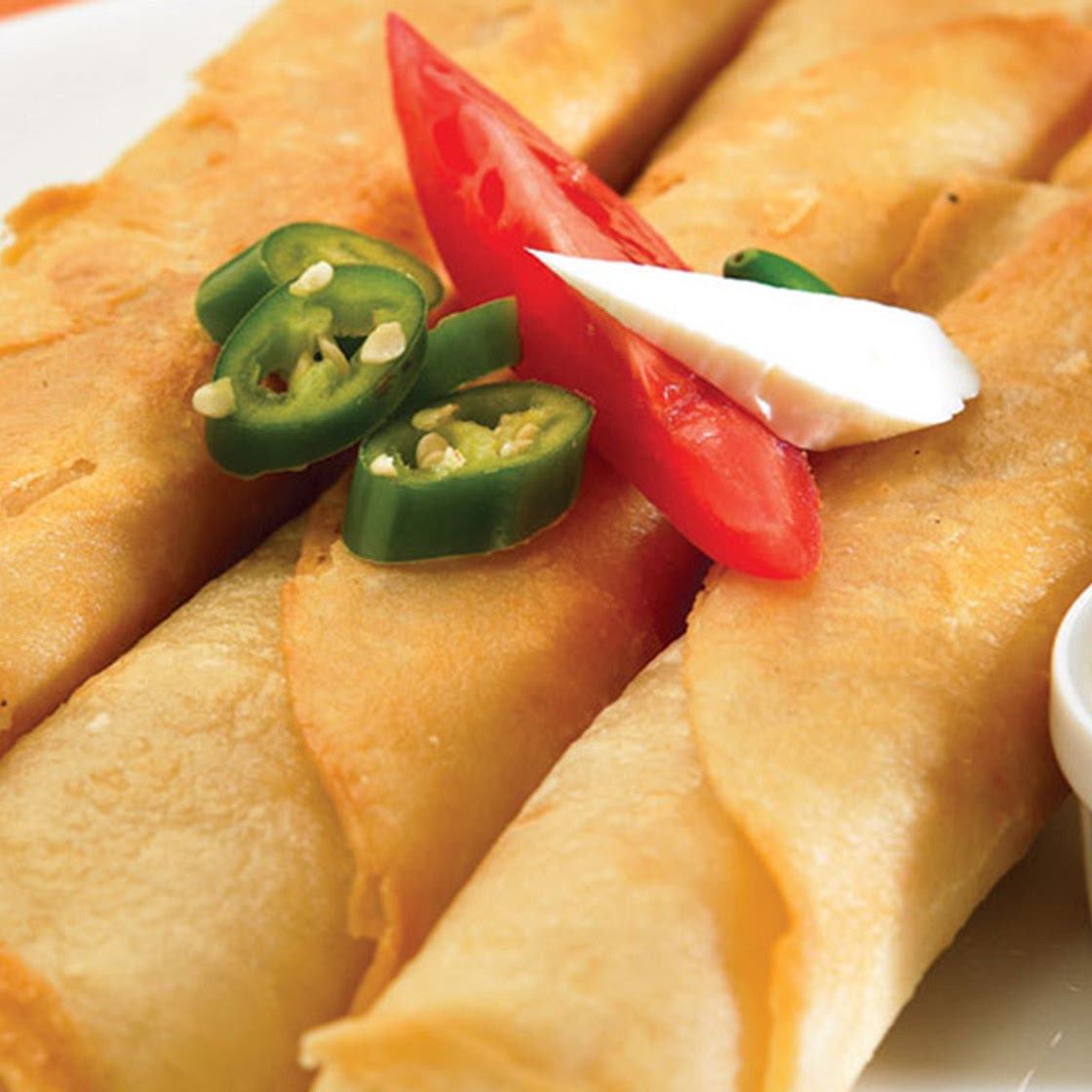 Deliciosas y fáciles flautas de pescado