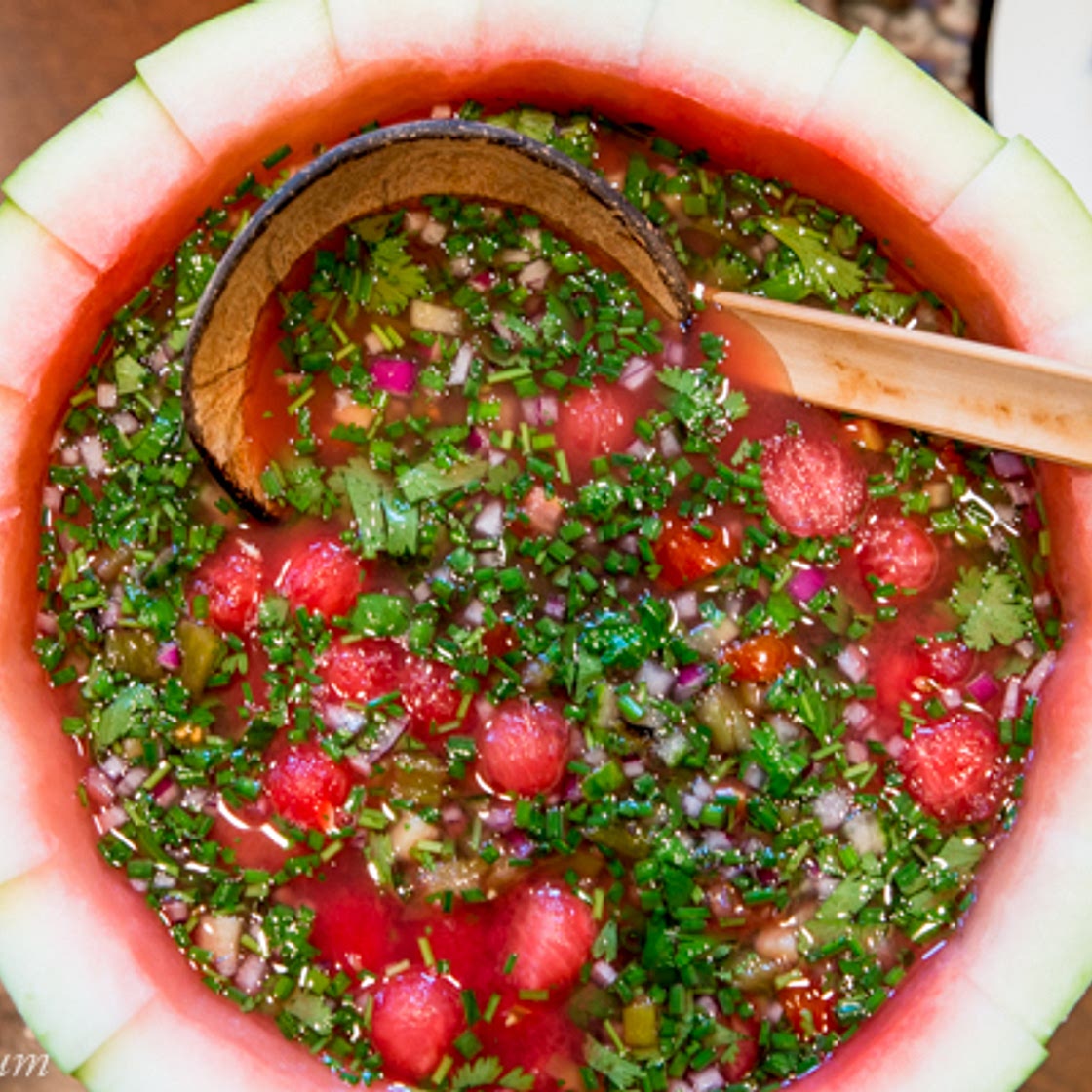 Hill Country Watermelon Gazpacho