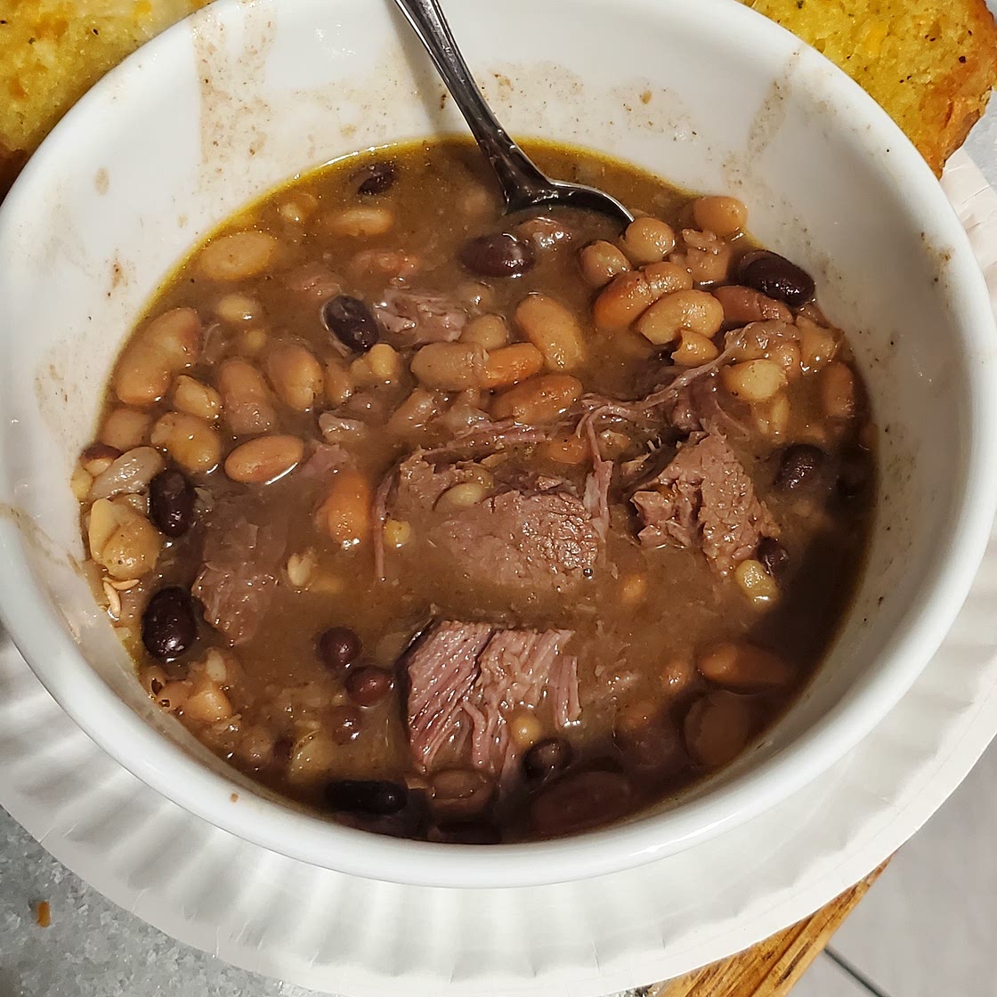 Crockpot Beef and Beans