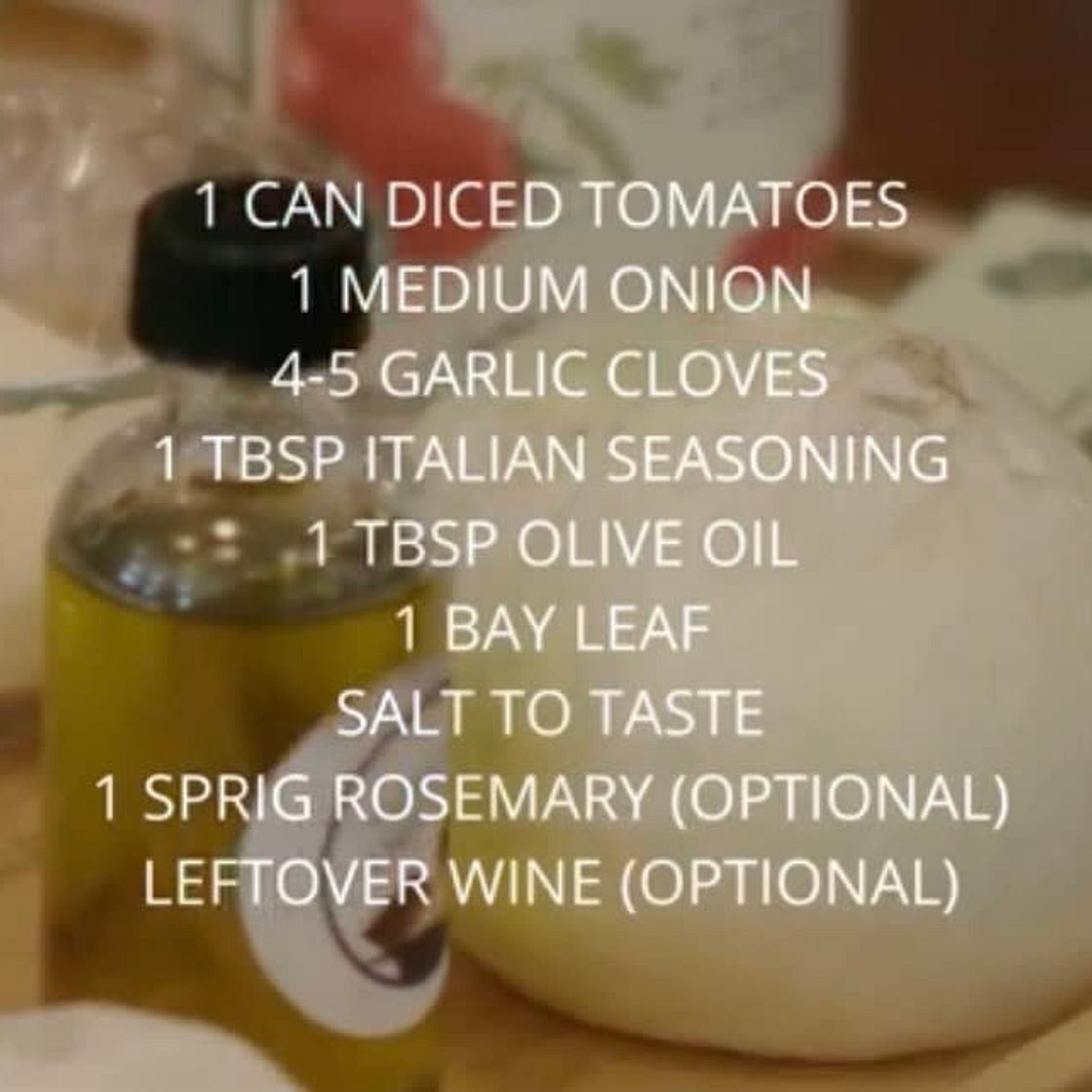 Tomato Sauce