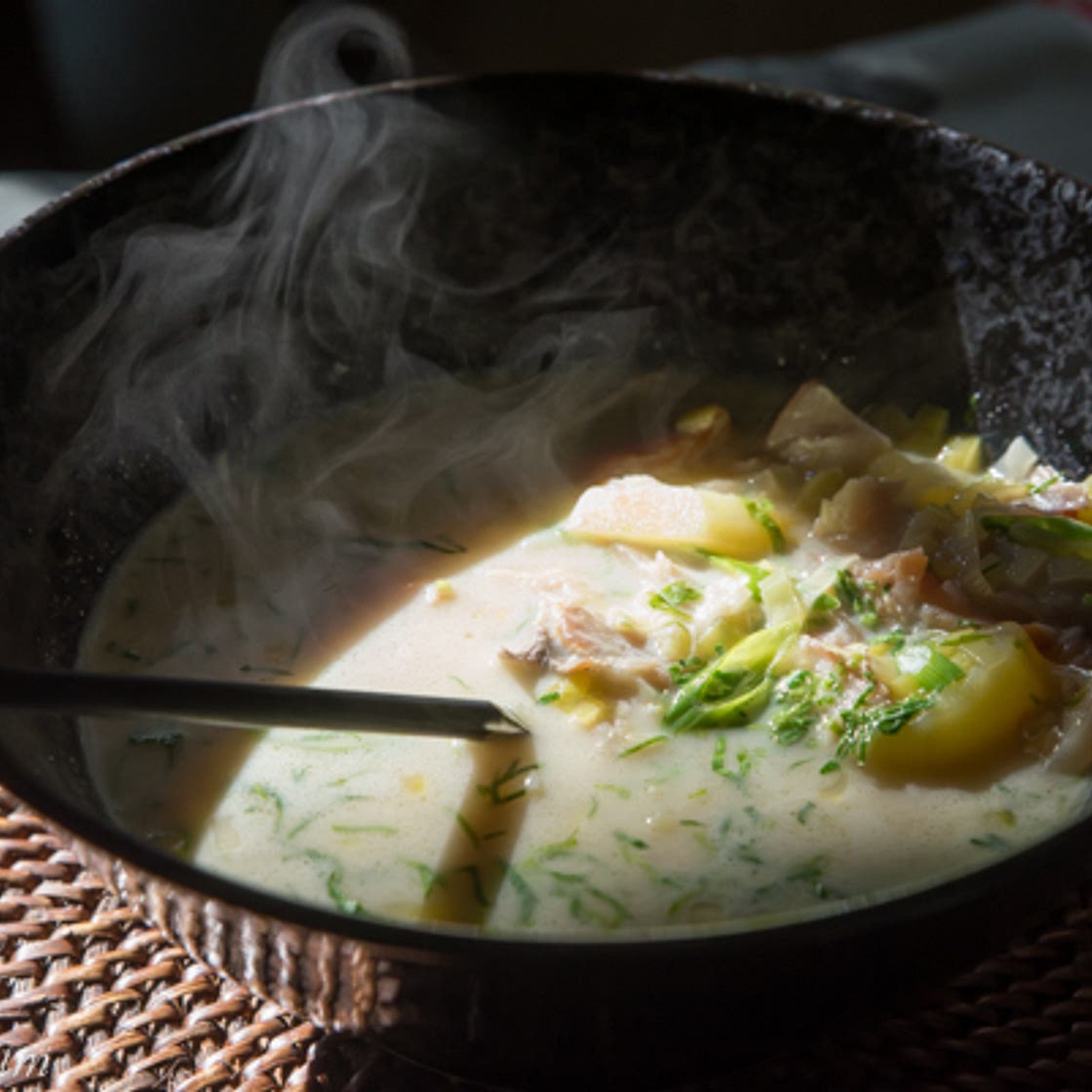 Smoked White Fish Soup