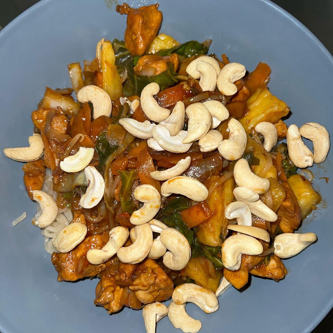 Pineapple Basil Thai Chicken