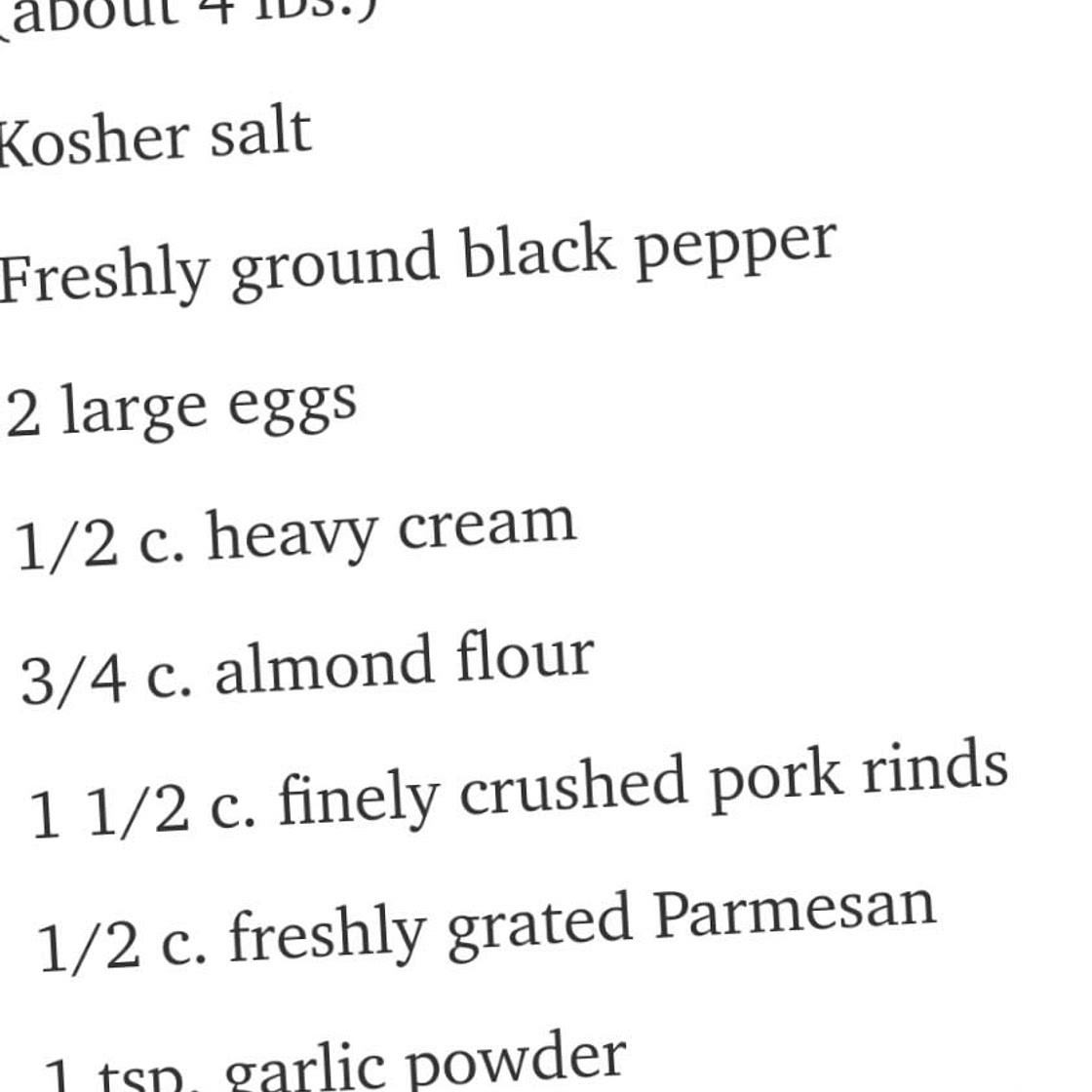 Keto Fried Chicken