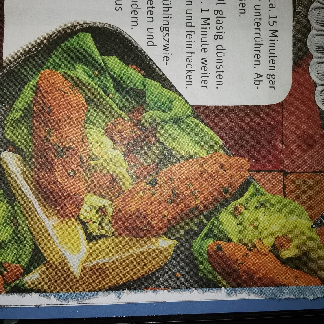 Rote Linsenfrikadellen