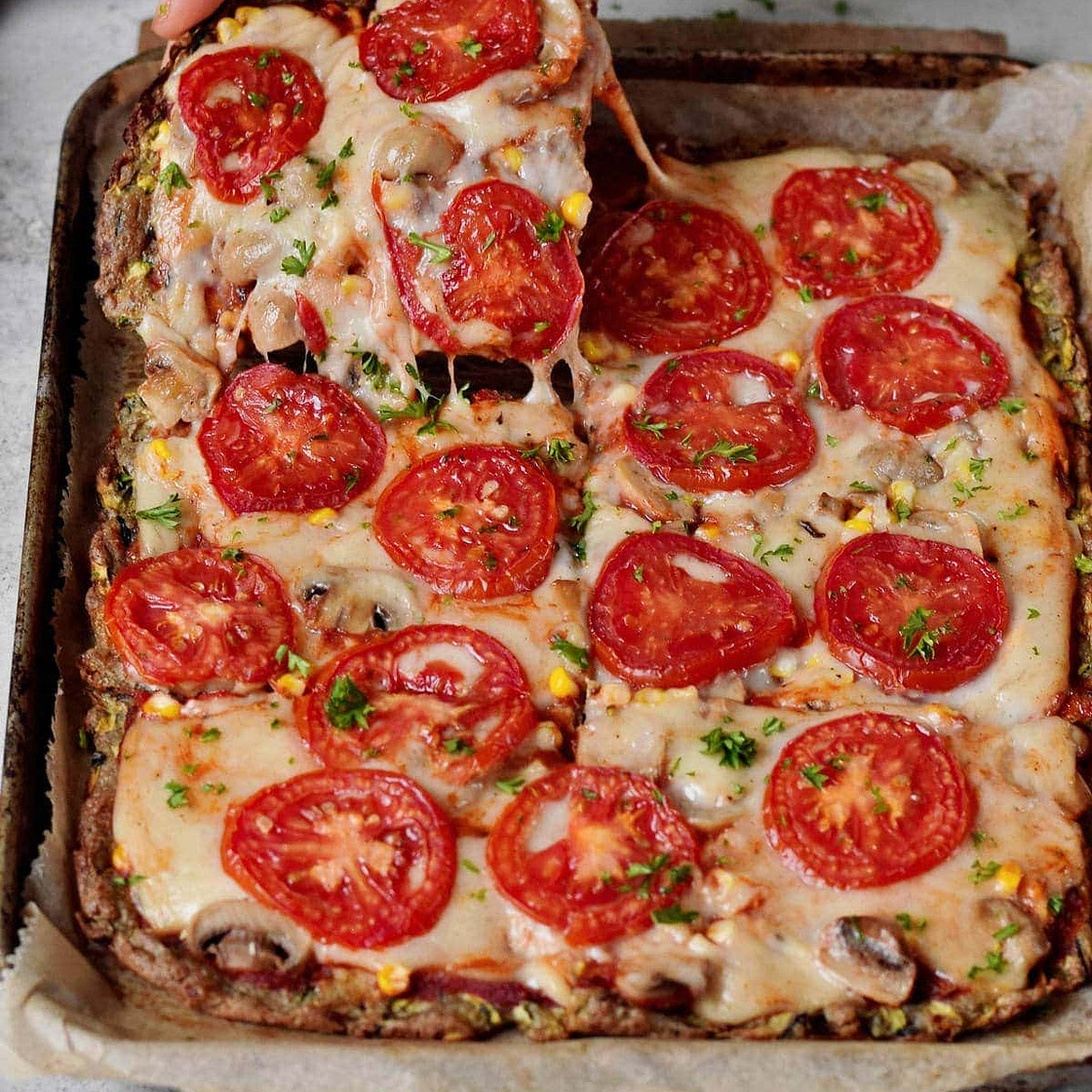 Zucchini Pizza Crust