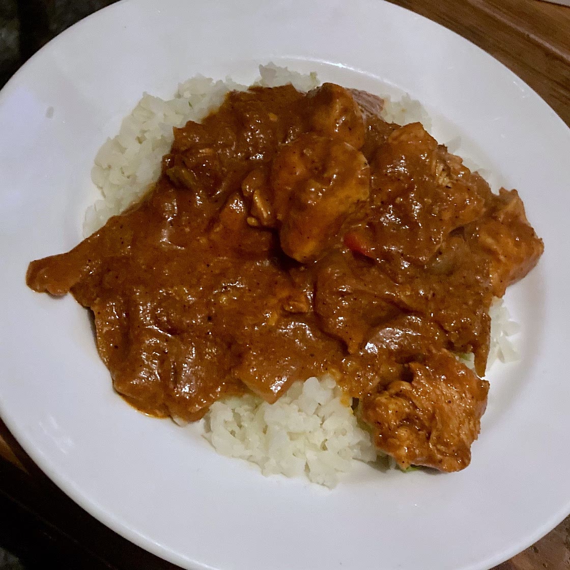 Butter Chicken and Cauliflower Rice