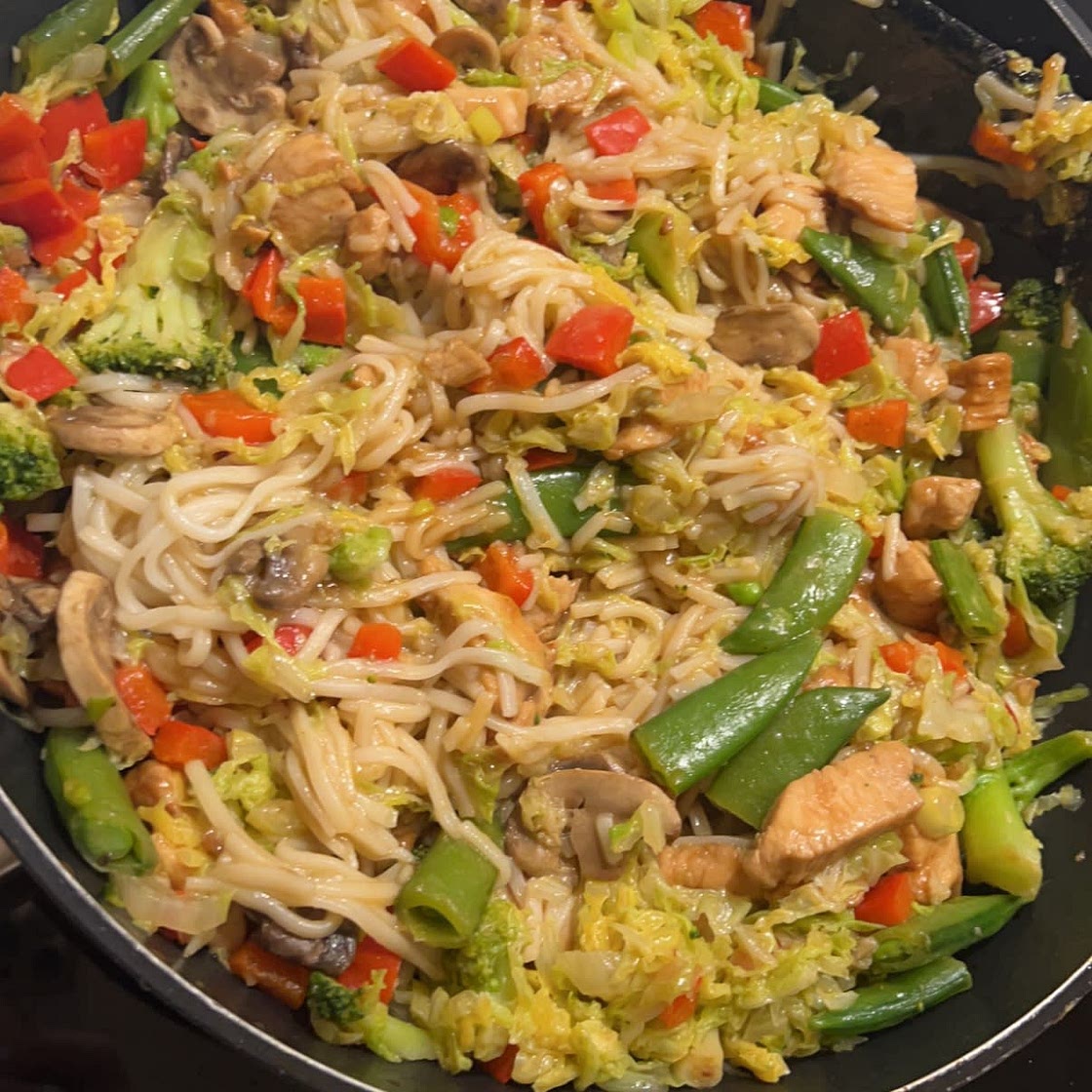 Cabbage Lo Mein