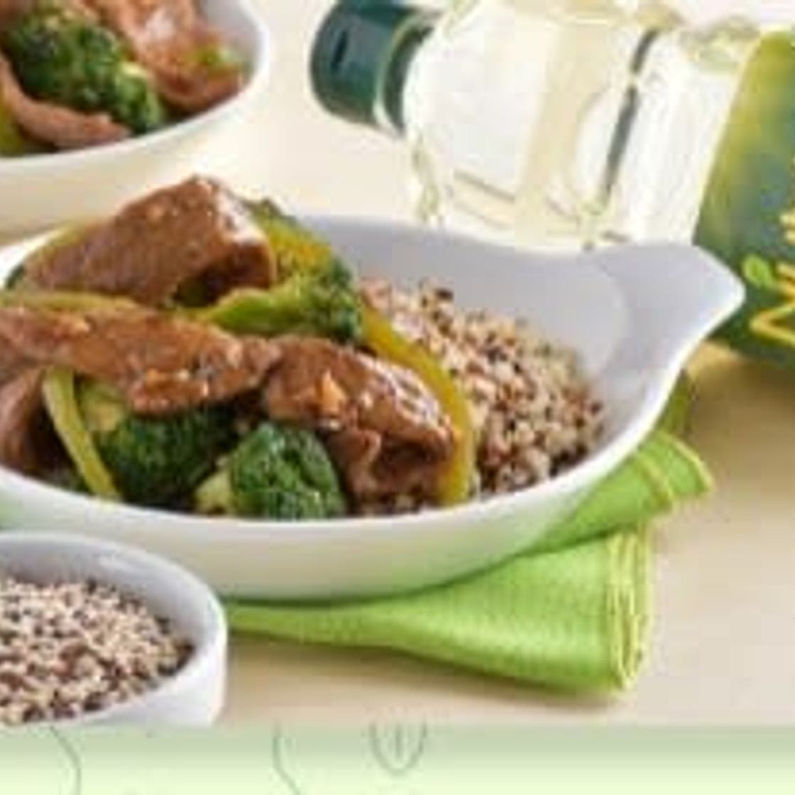 FAJITAS DE RES EN SALSA DE SOYA