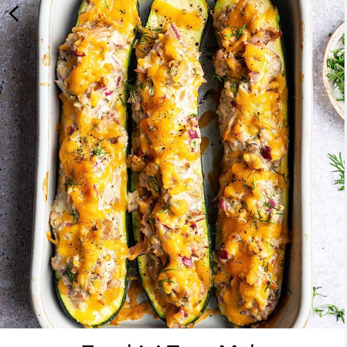 Zucchini Tuna Melt