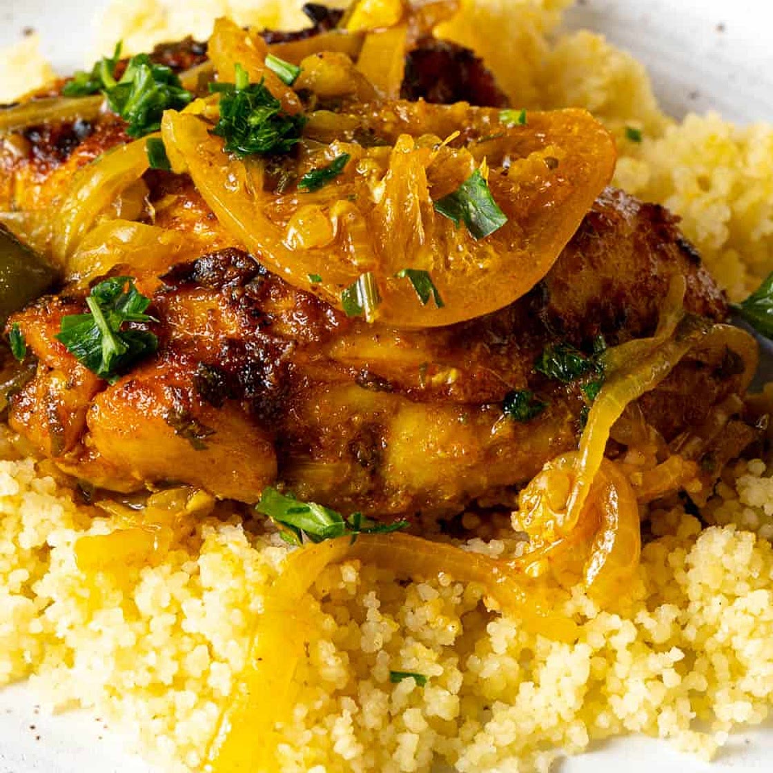 Chicken Tajine with Olives and Preserved lemon