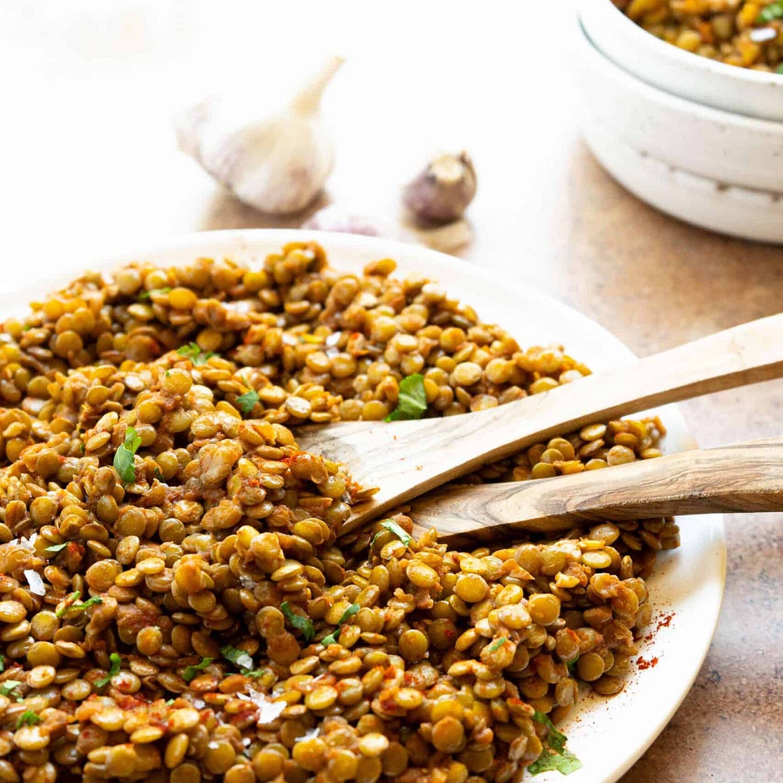 Classic Moroccan Lentil Salad