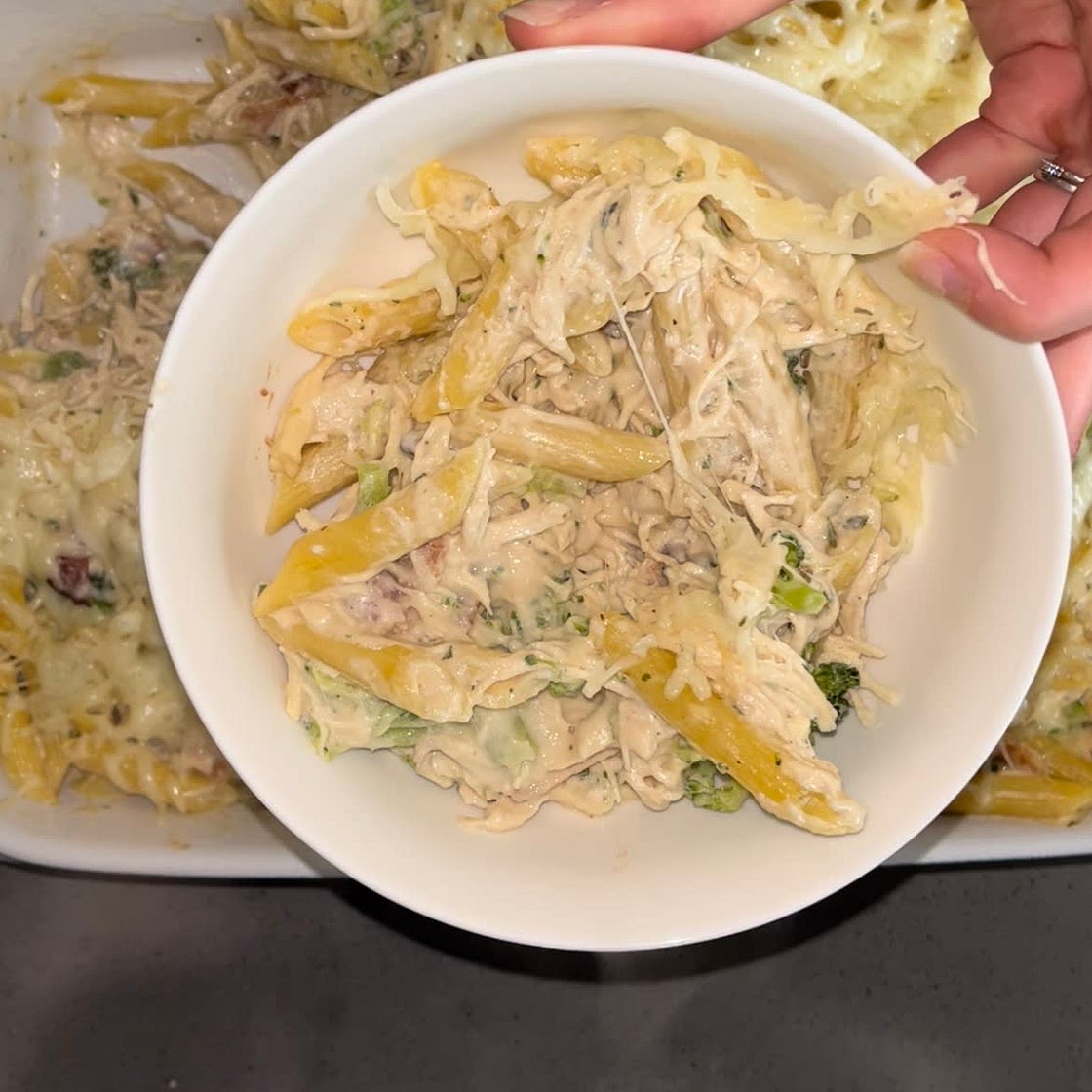 Chicken Bacon Ranch Pasta
