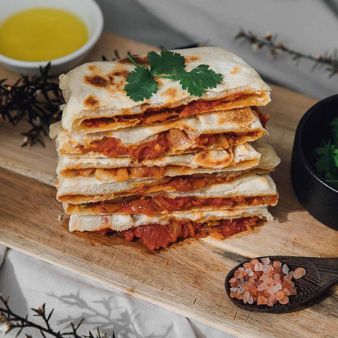 Mahjouba- Algerian Stuffed Crepes