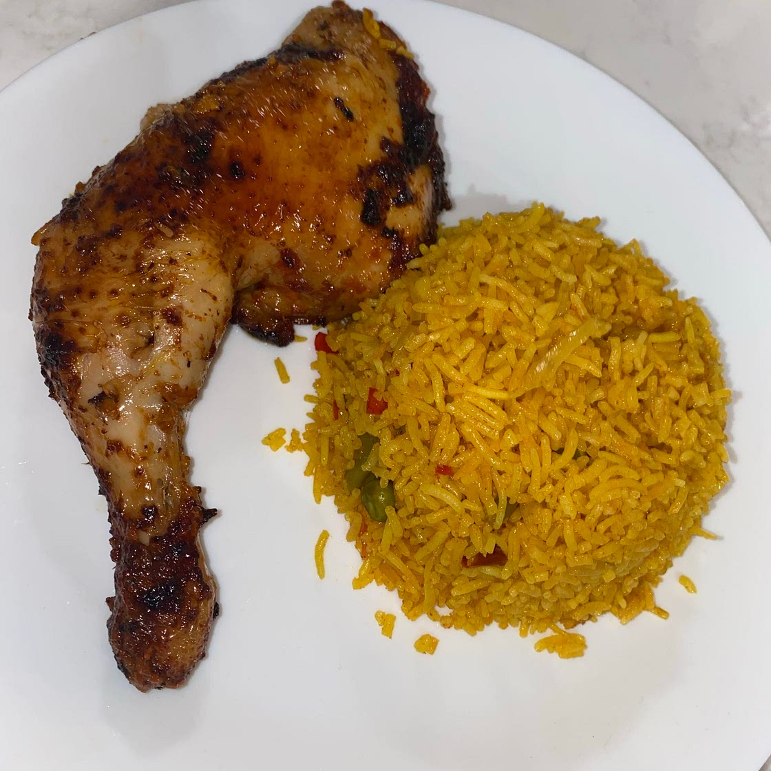 Peri Peri Chicken with Spicy Rice