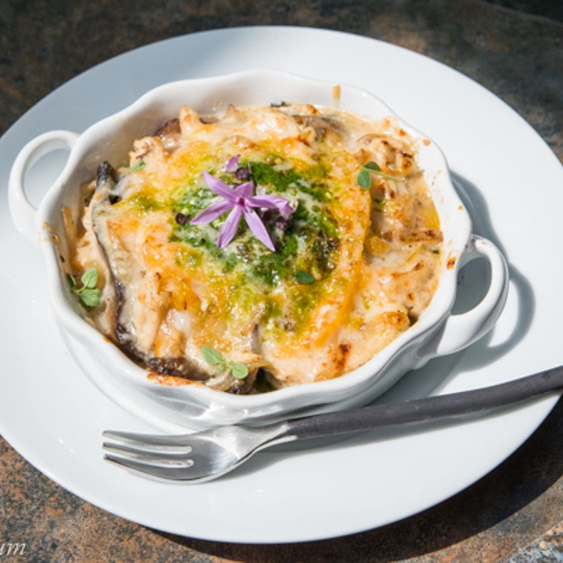 Chicken and Mushrooms Julienne