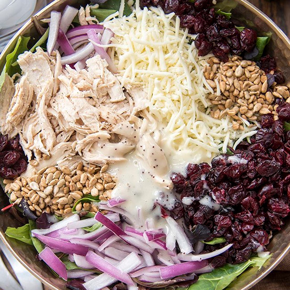 Chicken Cranberry Sunflower Salad