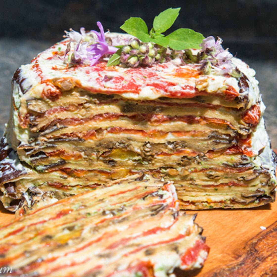 Tomato and Eggplant Terrine
