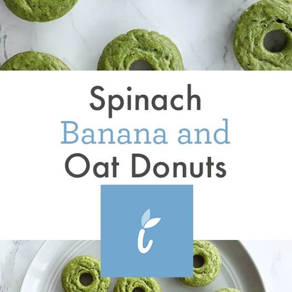 Spinach banana oat muffins