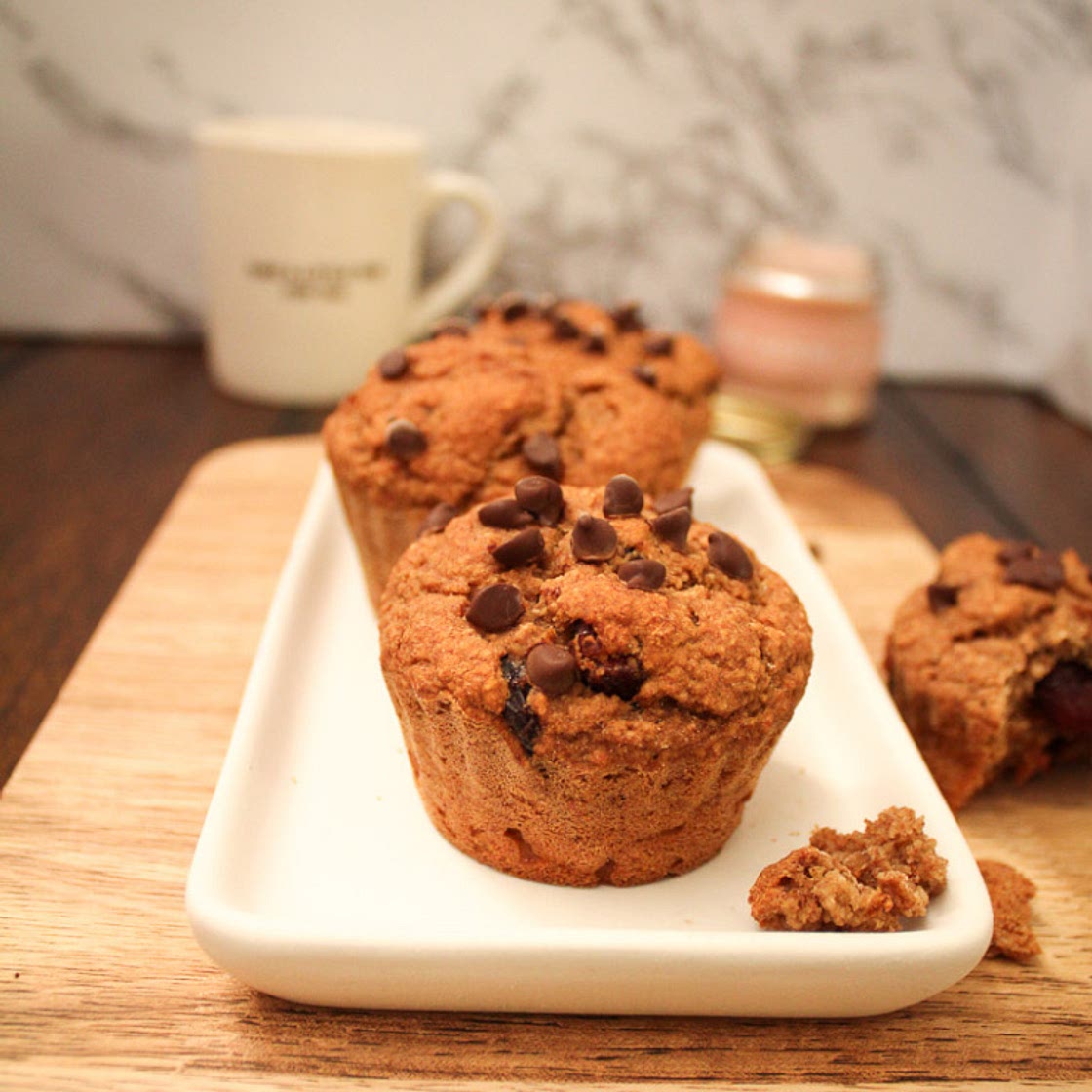 Healthy Banana Oatmeal Muffins