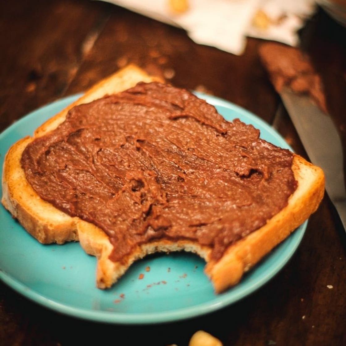 Healthy Vegan Nutella with Hazelnuts