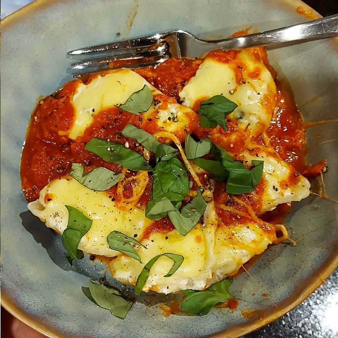 Stovetop Stuffed Pasta Shells Recipe
