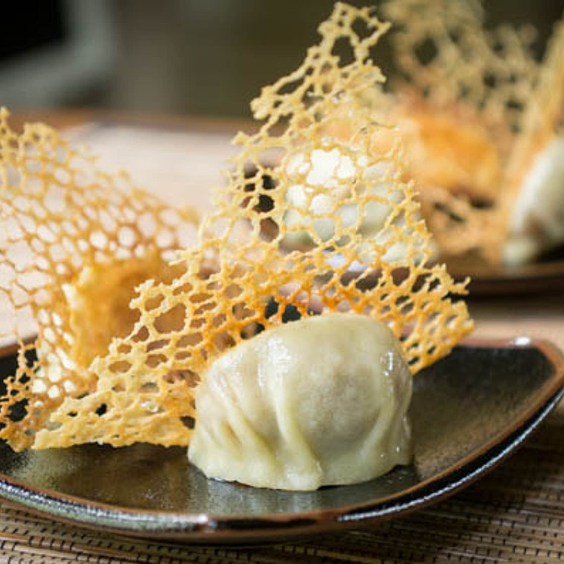 Potstickers with Lacy Wings