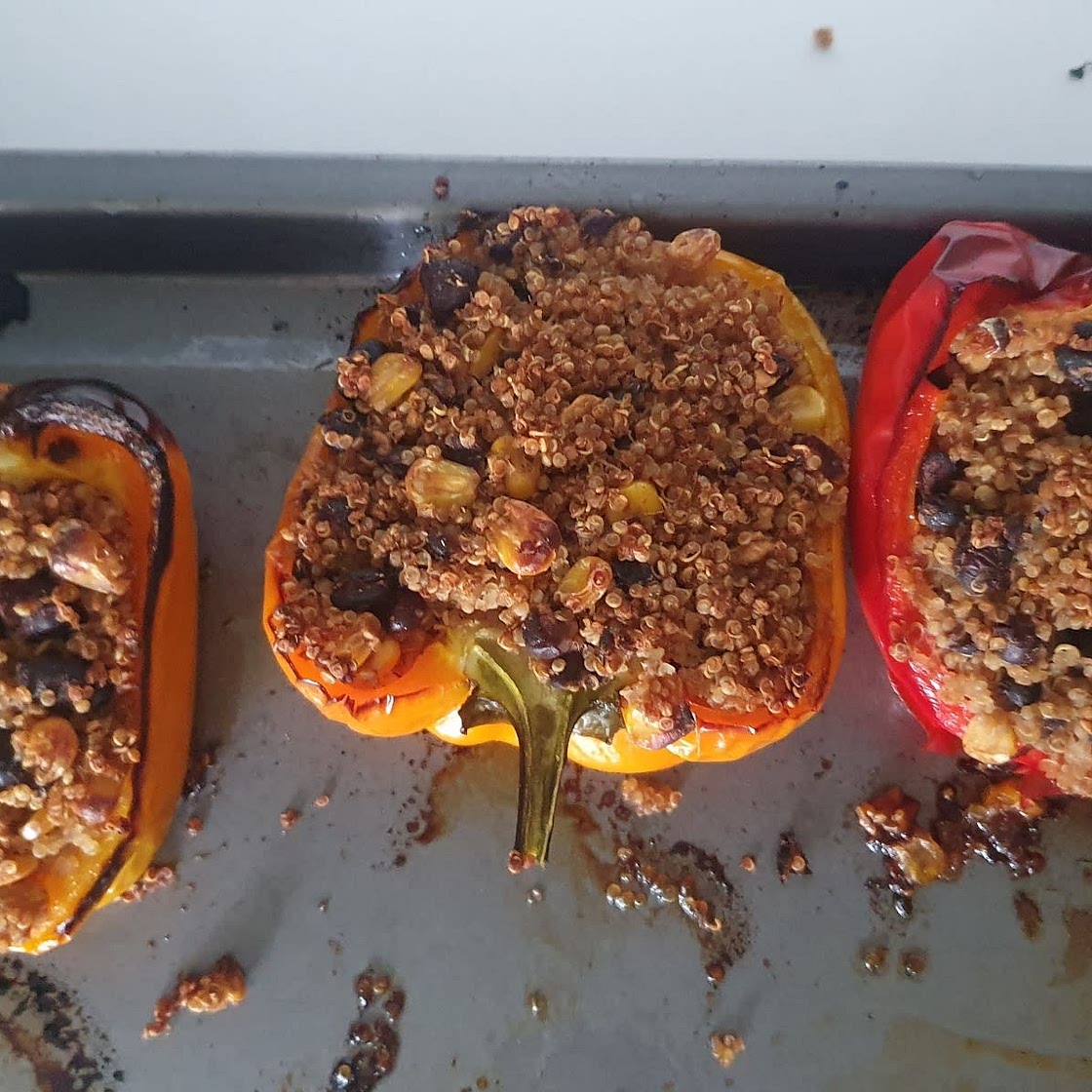 Mexican Quinoa Stuffed Peppers