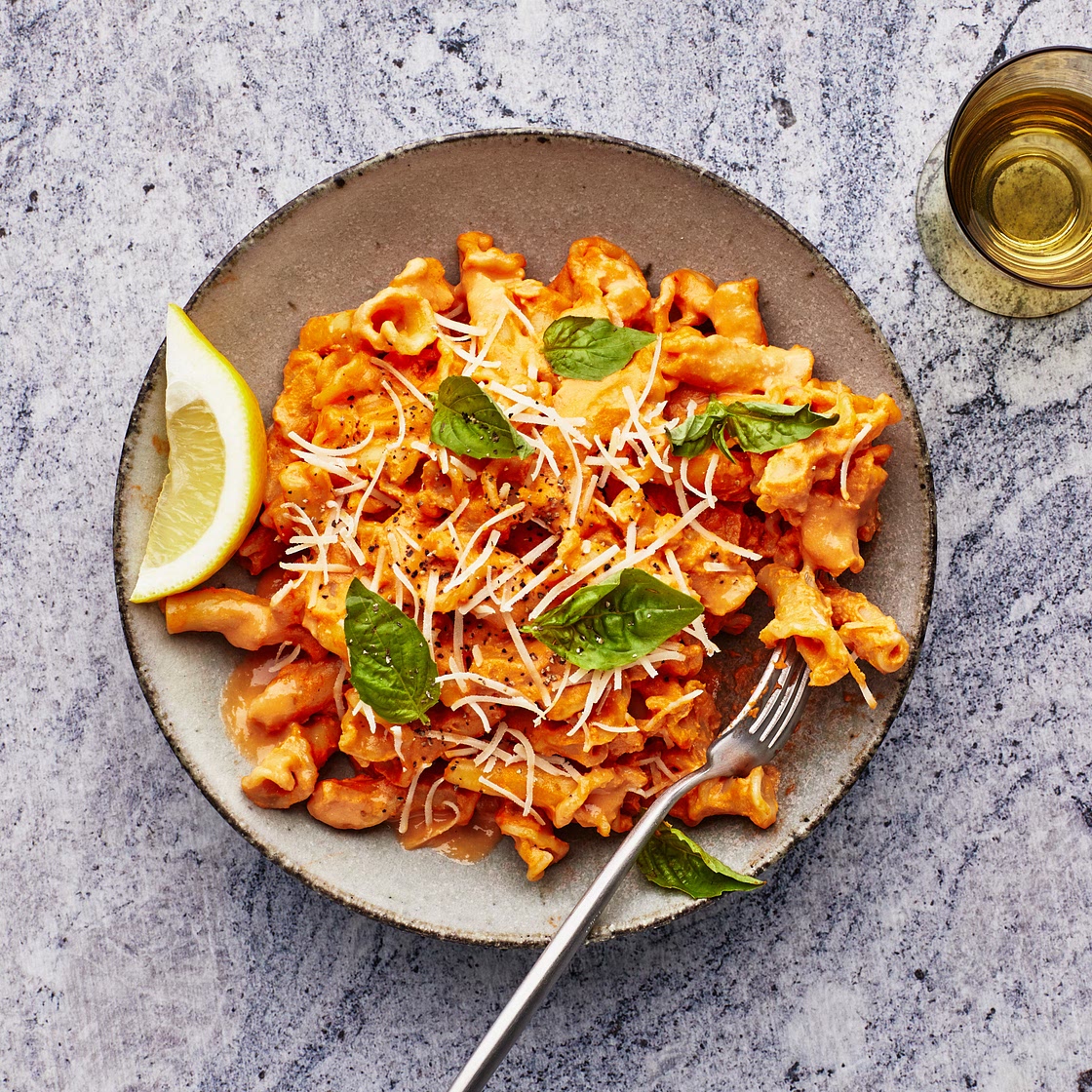 Vegan Pasta alla Vodka (Sorta)