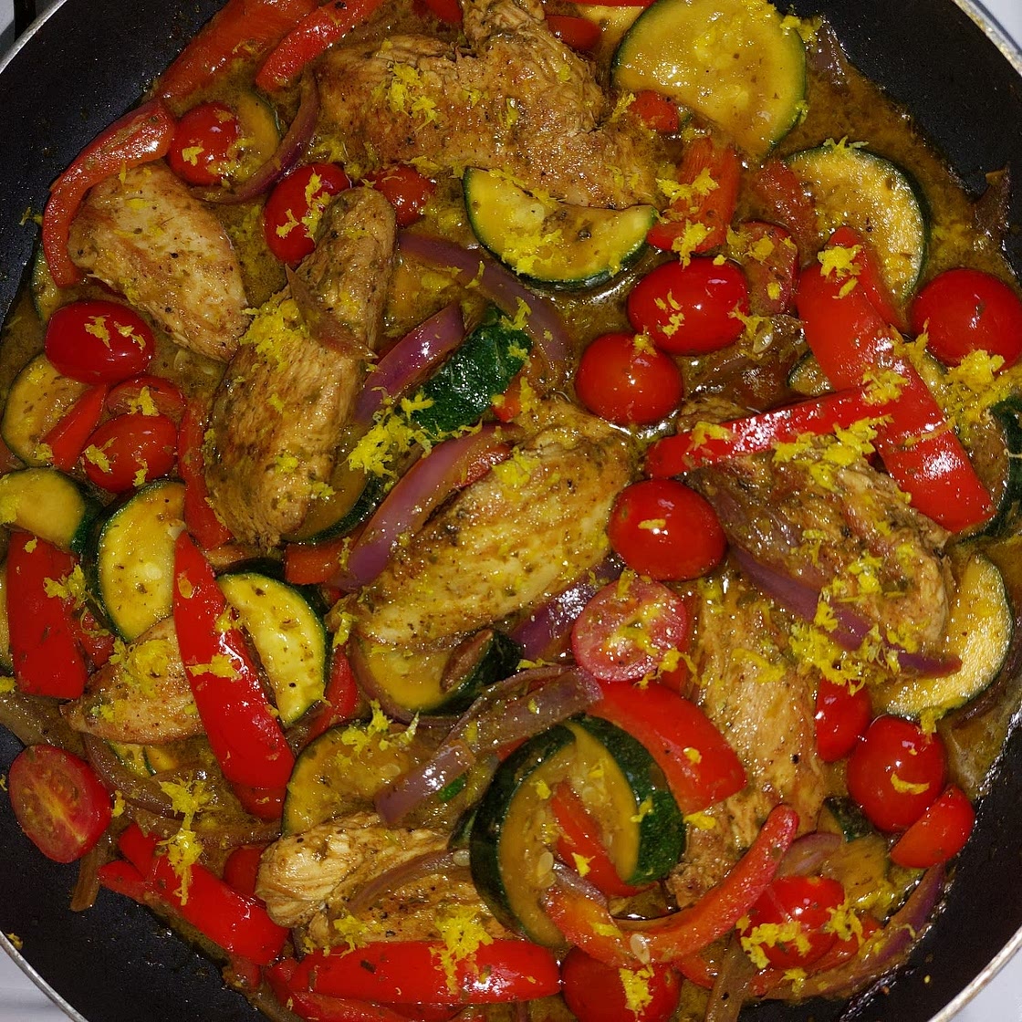 Pesto Chicken Recipe with Vegetables