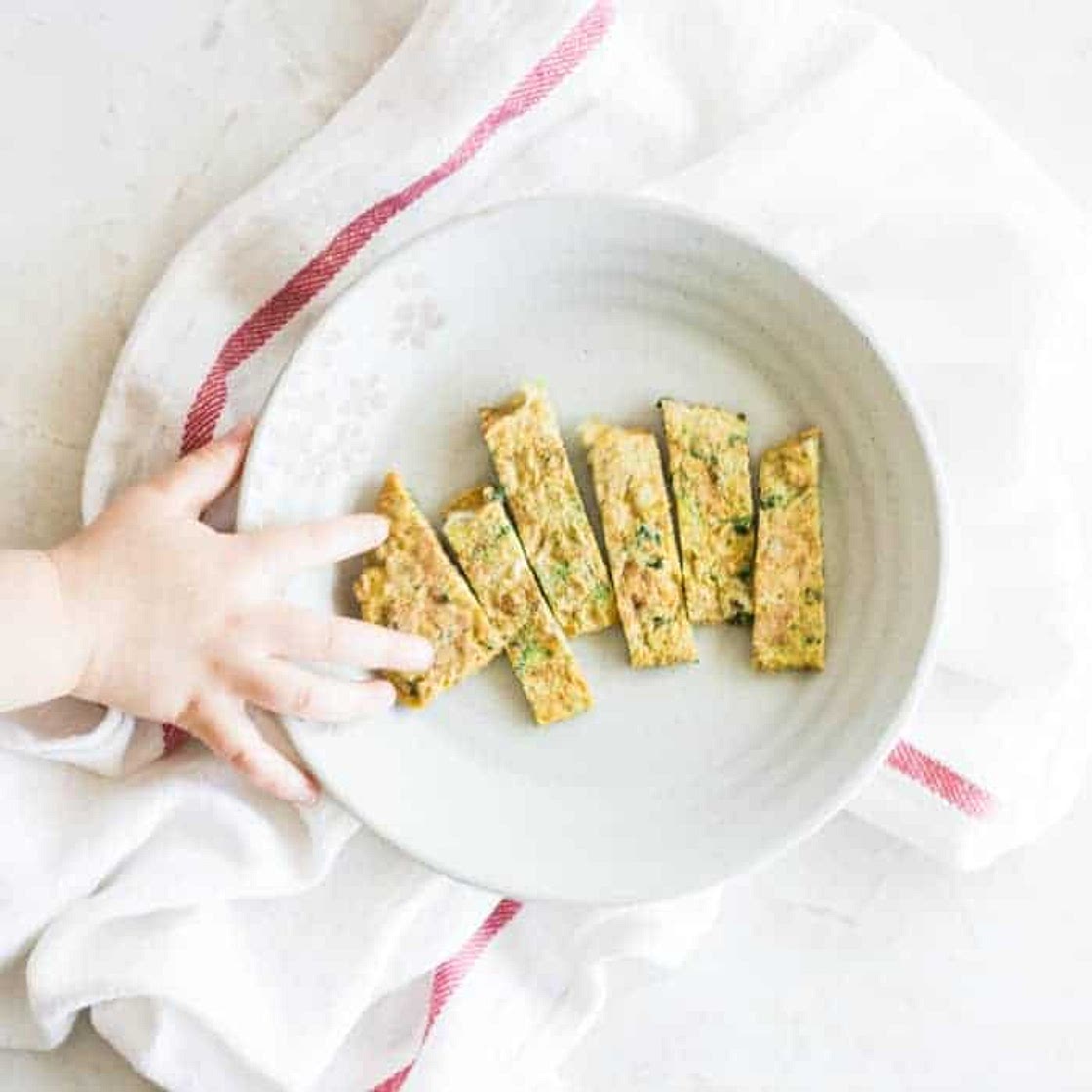 Baby Friendly Egg Veggie Pancakes